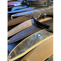 Bourbon Gitarrengurte Leder